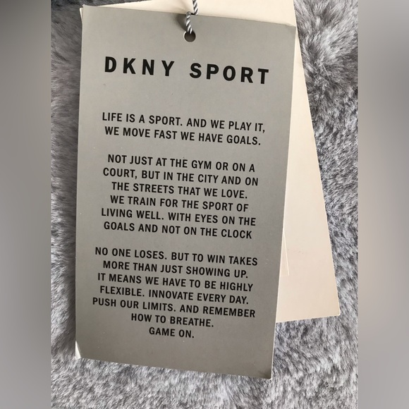 DKNY Velour Logo Puffer Jacket - Picture 5 of 8